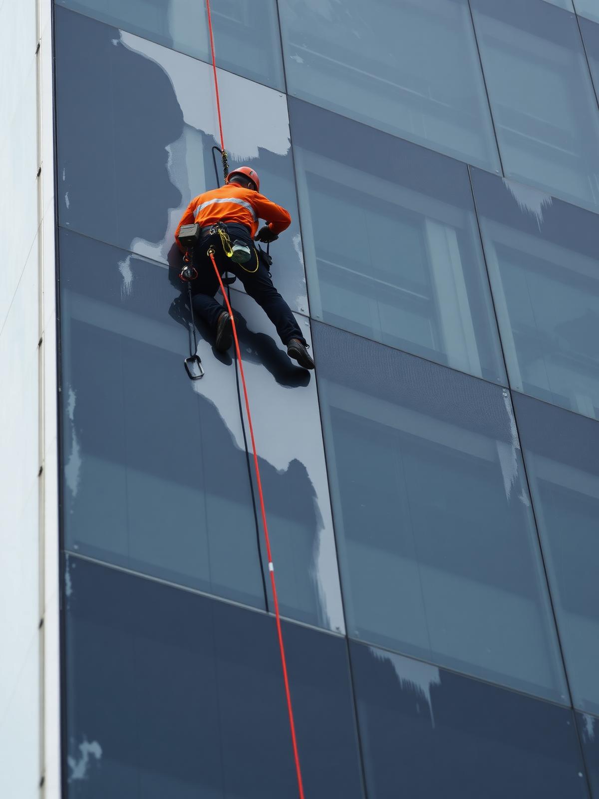 Técnicos em rappel